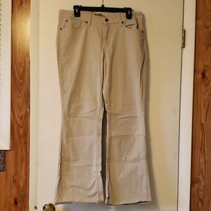 Levi Cream Colored Bootcut Jeans